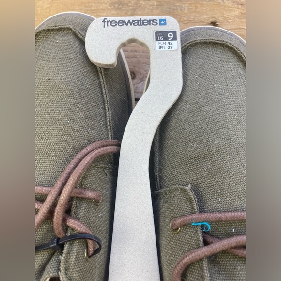 Freewaters Men’s boat shoes size 9 NEW with tags Olive Green. - Picture 8 of 10